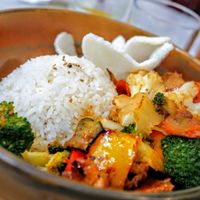 Coconut curry at Liu Lin in Brussels