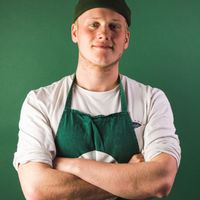 our kitchen manager oliver - a real gourmet. at Rå Bowls & Juices in Groningen