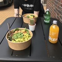 Lemonaid and two bowls 🥗 at Rå Bowls & Juices in Groningen