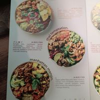 Menu card side 1 at Rå Bowls & Juices in Groningen