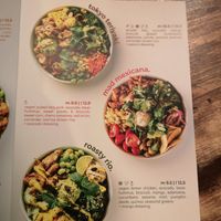 Menu card side 2 at Rå Bowls & Juices in Groningen