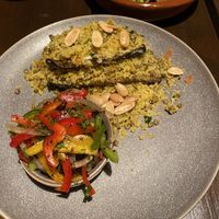 Eggplant dish(4.6/5)👌🏼  at Naranj in Marrakech