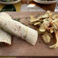 Falafel wrap  at Naranj in Marrakech