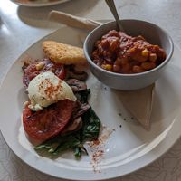 Vegan Breakfast at DP1 Cafe in Greymouth