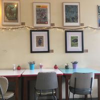 More retro atmos! at DP1 Cafe in Greymouth