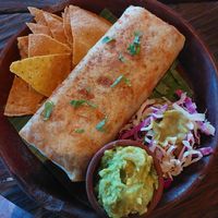 Regular burrito at The Mexican in Town in 