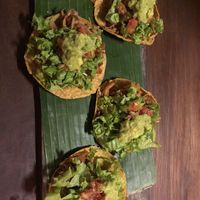 Jackfruit tostadas  at The Mexican in Town in 