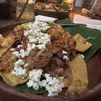 Vegan nachos  at The Mexican in Town in 