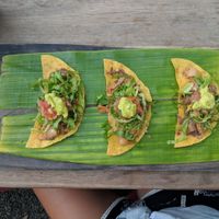 Jackfruit tostadas at The Mexican in Town in 