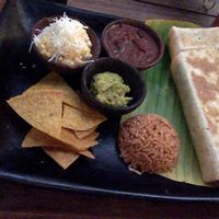 Big burrito vegetarian w/o cheese at The Mexican in Town in 