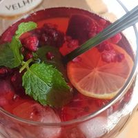 Sangría de frutos rojos sin alcohol at Hokkaido in Portalegre