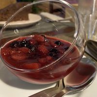 Red fruit panacotta   at Hokkaido in Portalegre