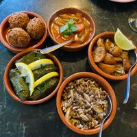 Hot mezze  at Tahini in Dundee
