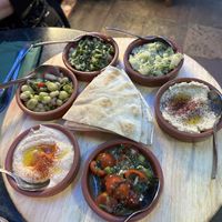 Cold meze  at Tahini in Dundee