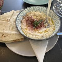 Baba ganoush (mention you want it vegan when you order it)   at Tahini in Dundee