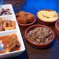 Typical 2nd course at Tahini in Dundee