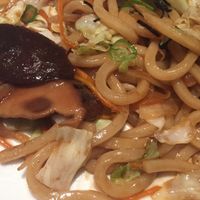 Vegetarian udonyaki at Ishikiya in Midland