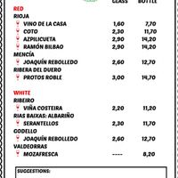 Wines at The Breen's Tavern in A Coruna