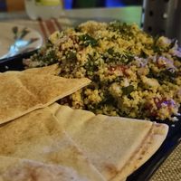 Tabouleh (it was good) at Avli Tou Petrou in Athens