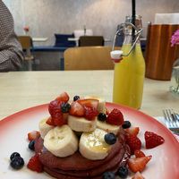 The blue magic deluxe  at Moak Pancakes - West in Amsterdam