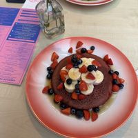 The Blue magic deluxe  at Moak Pancakes - West in Amsterdam