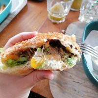 Burger at L'Ethiquete in Nantes