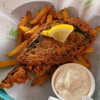 Tofish and chips (Vegan bien sur) at L'Ethiquete in Nantes