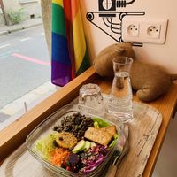 Tempeh bowl  at L'Ethiquete in Nantes