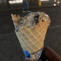 Waffle cone  at Ben & Jerry's in Washington