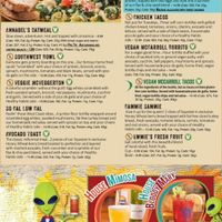 Vegan and Veg options in plain sight! at Squeeze In in Carson City