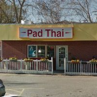 Store Front: not much parking available at Love Eat Thai in Brevard