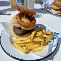 mushroom burger at The Rockpool in Hayle