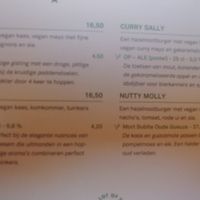 Burger menu at Jilles in Bruges