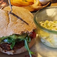 Der einzig vegane Burger, vor 2 Jahren waren es noch 4 vegane Burger at Jilles in Oostende