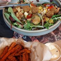 Vegan salade at Jilles in Oostende