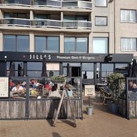 front with large terrace at Jilles in Oostende