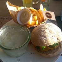 Spicy burger at Jilles in Oostende