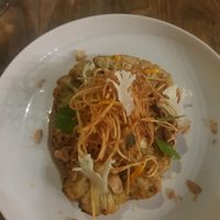 Baked Califlower with hazelnutcreme and veggies at RE Organic in Mallorca