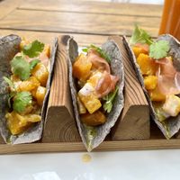 Pumpkin tacos  at RE Organic in Mallorca