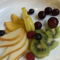 Fruit plate  at RE Organic in Mallorca