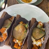 The taco’s would be better if they had more filling or more of the sauce. Tasty but they lack moisture  at RE Organic in Mallorca