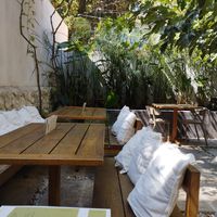 Outside at RE Organic in Mallorca