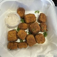 Tofu buffalo bites  at The Peddler in Huntington