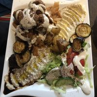 Arabic plate   at Falafel Freunde in Dresden