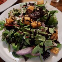 Italian mixed salad starter at Three Tuns in Hay-on-wye