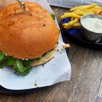 Vegan burger  at Urban House in Bratislava