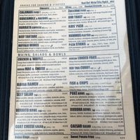 food menu  at Urban House in Bratislava