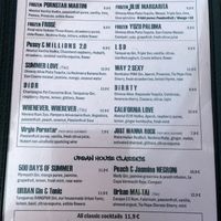 cocktails  at Urban House in Bratislava