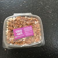 Vegan snack from the fridge at Gregory's Coffee - 40th St in New York City