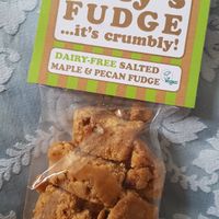 Salted Maple and Pecan Vegan Fudge at Roly's Fudge in Bowness-on-windermere